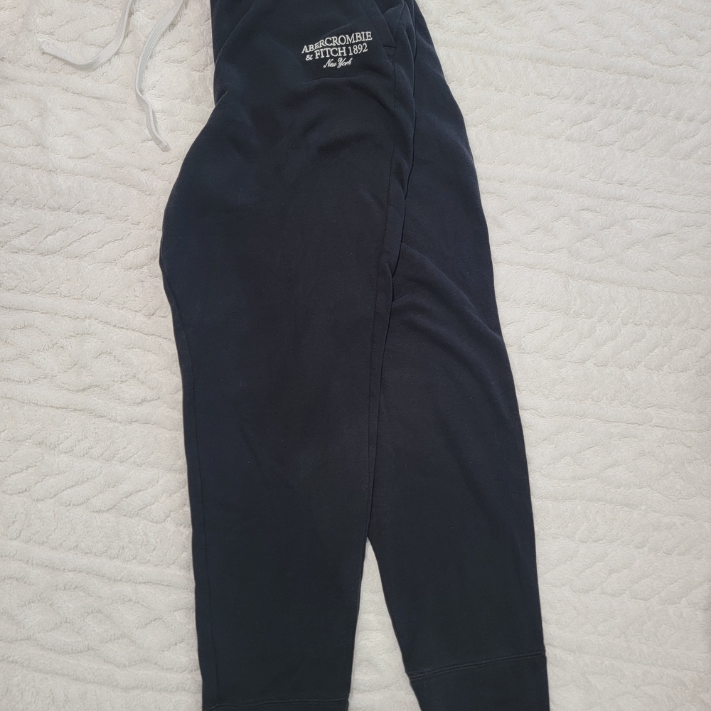 Abercrombie & Fitch Black Joggers - Picture 2 of 3